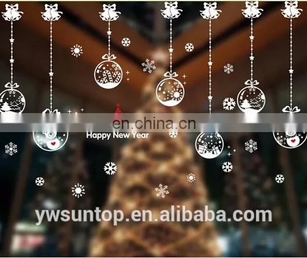 Christmas New Year Ball and Bell Removable Window/Wall Sticker Christmas Decoration photo-5