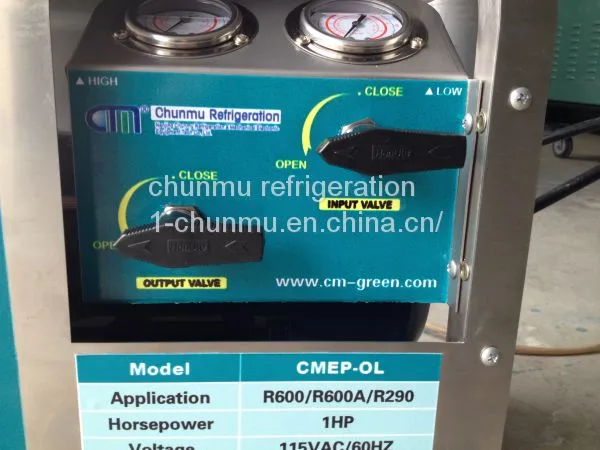 CMEP-OL R600/R600A/R32/R410A Recovery Pump photo-2