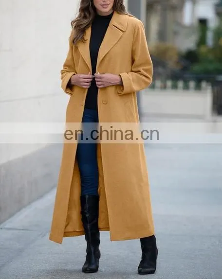 Top Grade New Fashion Lady Winter Trench Wool Coat photo-3