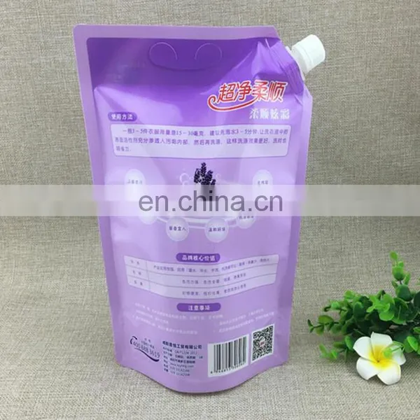 Factory Cheap Price 1.38kg Laundry Packaging Bag With Spout,stand up Spout Pouch With Hang Hole photo-2