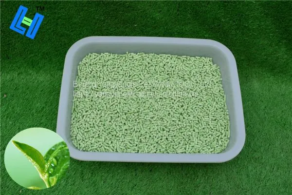 Hard Clump and Odor Control Tofu Cat Litter--green Tea Scent photo-2