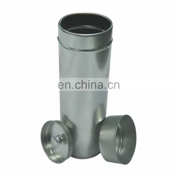 Plain Round Tea Packaging Tin Box With Inner Cap photo-2