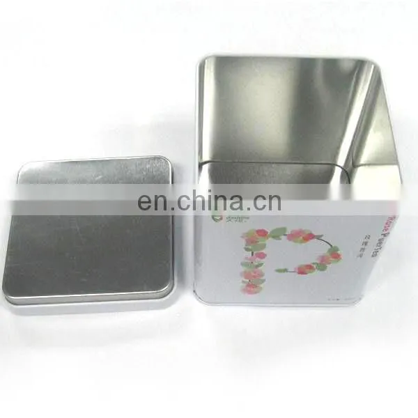 Popular Square Flush Tin Box for Puer Tea photo-2