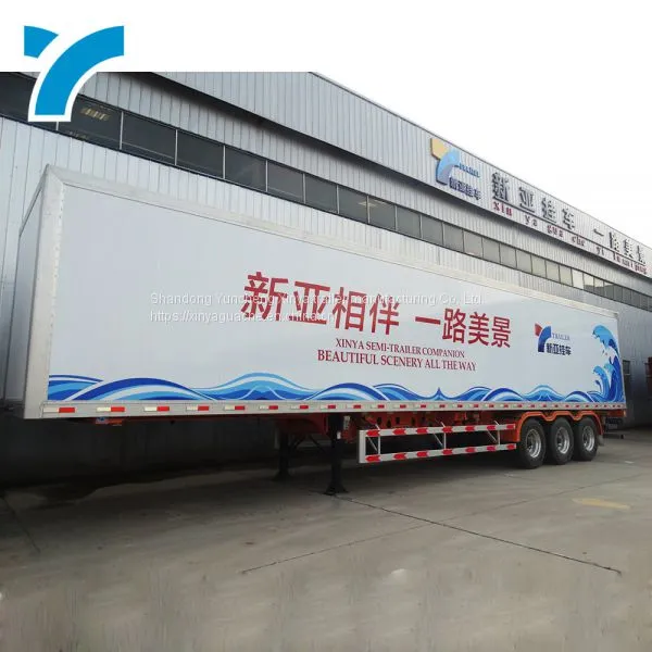 Curtain Side Van Cargo Semi Trailer Curtain Cargo Box Curtain Side Trailer photo-3