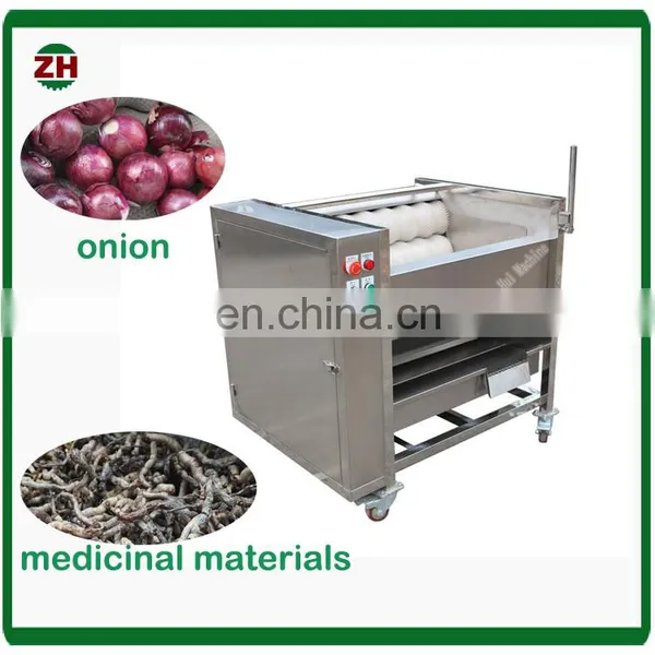 High Output Maca Dendrobe Washing Machine Yam Onion and Sweet Potato Peeling Machine photo-6