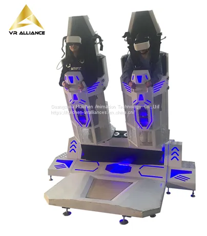 Exciting Double Seats Super Rocket Simulator 9D Virtual Reality VR Game Machine For Sale photo-3