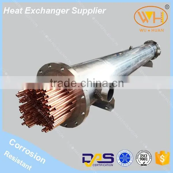High Quality 186KW Corrosion Resistant Shell and Tube Heat Exchanger for Seawater Heat Exchanging More Economical photo-2