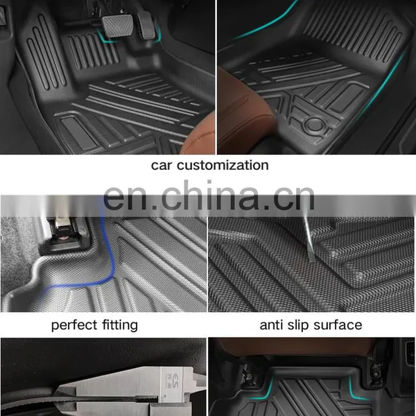 All Weather TPE Car Floor Liner for Ford F-150 Truck Floor Mats photo-5