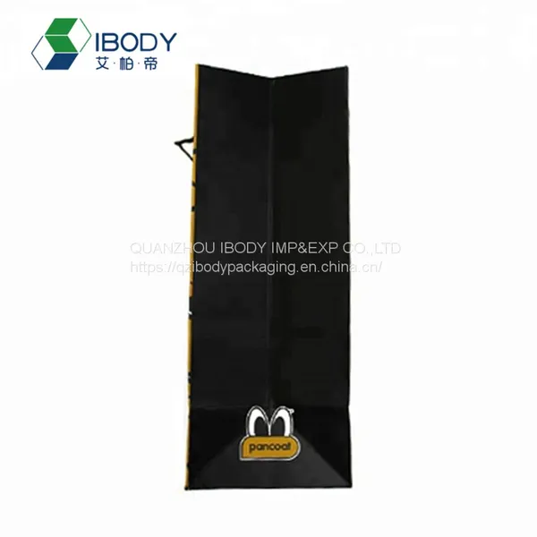 Wholesale Custom Brand Craft Kraft Shopping Packaging Gift Paper Bag With Logo Print photo-3