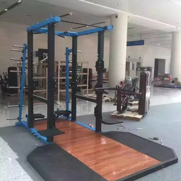 New Design Multifunction Trainer Comprehensive Heavy Squat Gantry Smith Training Machine photo-3