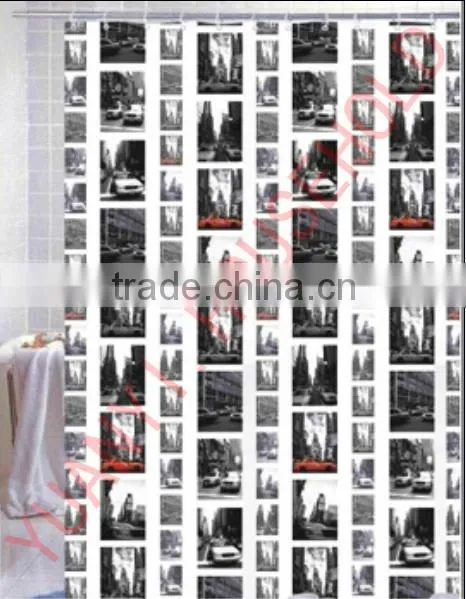 Vinyl Shower Curtain Liner Transparent Shower Curtain