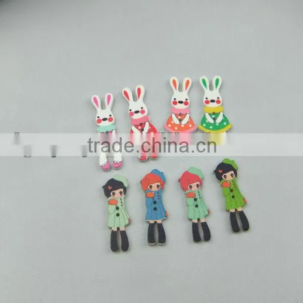 Cute Design for DIY Craft Wooden Button