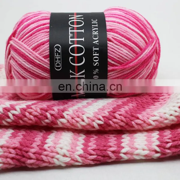 Derior Silk Milk Cotton Yarns Space Dyed photo-3