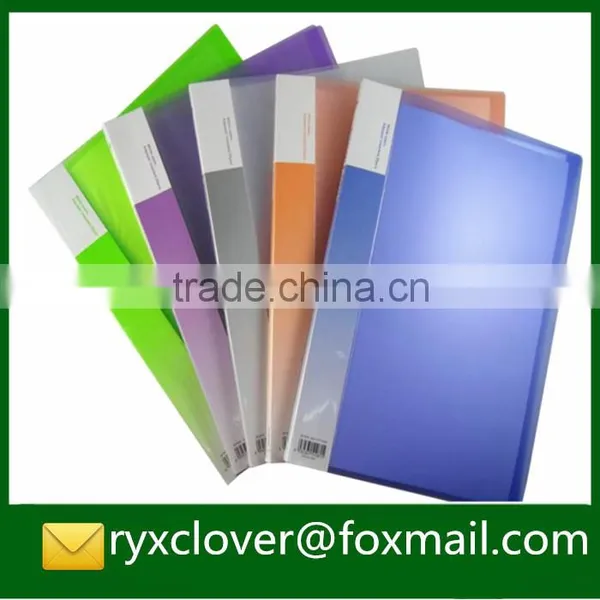 A4 Clear Customize Plastic Sheet Folder Display Book Quality Choice photo-3