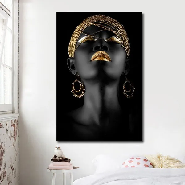 Wholesale Oil Paintings of African American Art Deco Figures photo-2