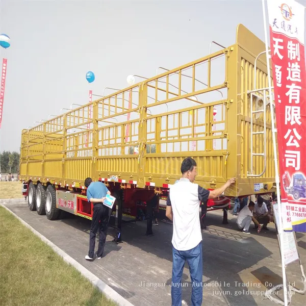 Warehouse Semi-trailer Flower Railing Semi-trailer Export Semi-trailer photo-5