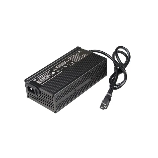 840W 48V 60V 72V 12A Smart Lead Acid Lithium Battery Charger for AGV & Forklifts E-mopeds Electric Wheelchairs