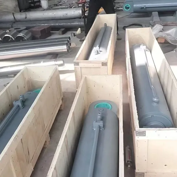 Heavy Duty Large Bore Long Stroke Marine Crane Hydraulic Cylinder China Manufacture photo-2
