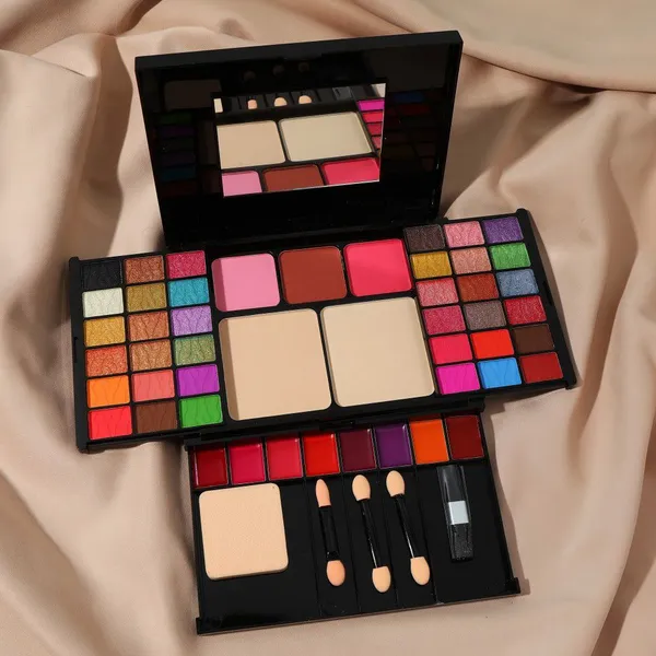 Factory OEM Large Makeup Box Set With Make up All in Oneset Packaging Conjunto De Maquillaje