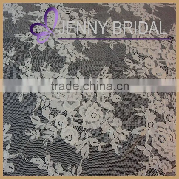 TL002W3 Fancy White Embroidery Lace Cheap Wedding Table Overlay photo-3