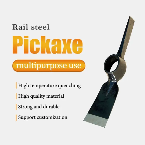 Multi Purpose Pickaxe Shovel Hoe Tool for Agricultural Digging Farming Gardening and Outdoor Work