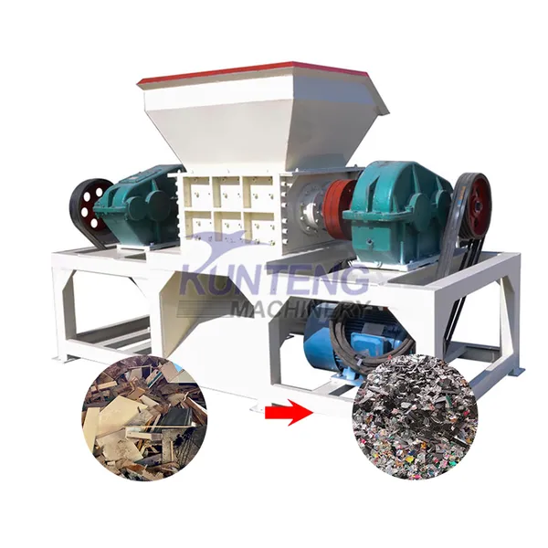 Waste Metal Wood Plastic Shredding Machines Garbage Shredder Crushing Equipment