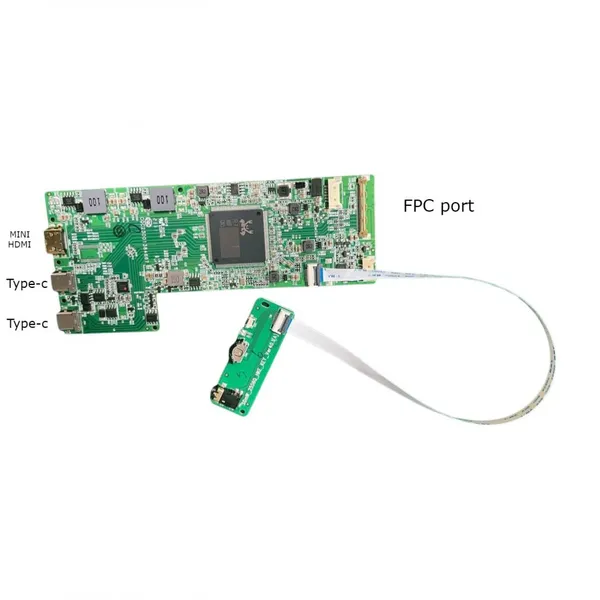 Универсальная переносная плата драйвера монитора – решение с одним кабелем USB-C, поддерживает ЖК-панели 15.6
