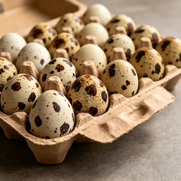 Heavy-Duty Quail Egg Box holder 30 Wells with Snap-On Lid for Secure Shipping