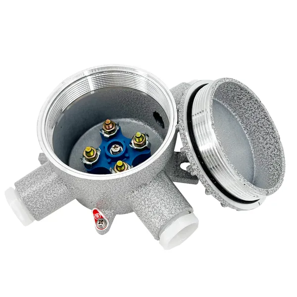 3 Way Explosion Proof Junction Box DN20 IP66 Die Cast Aluminum Cable Branch Box photo-5