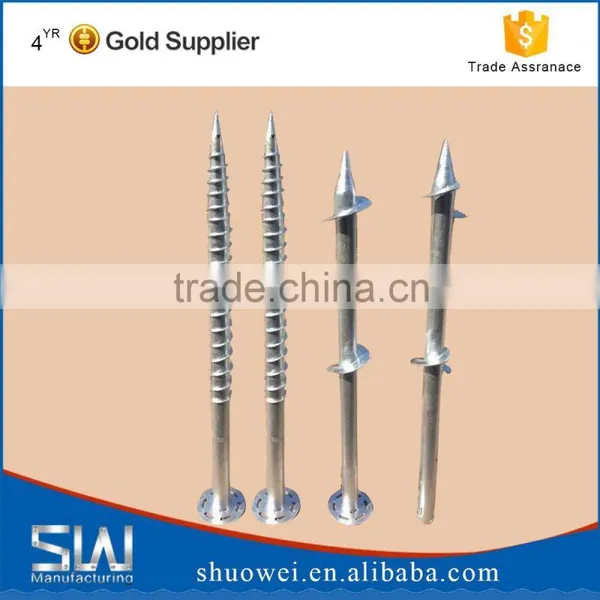 Hot Dipped Galvanized Ground Screw Anchor for Solar photo-6