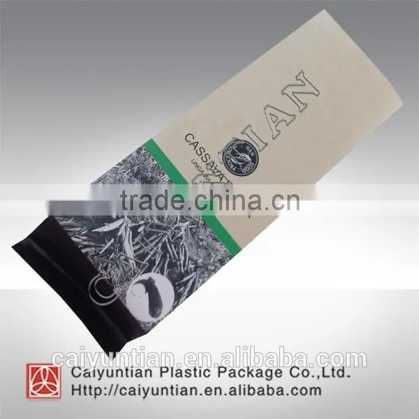 Tin Tie Tea Bags With Window Custom Stand up Pouch Eight-sealing Stand up Bag photo-4