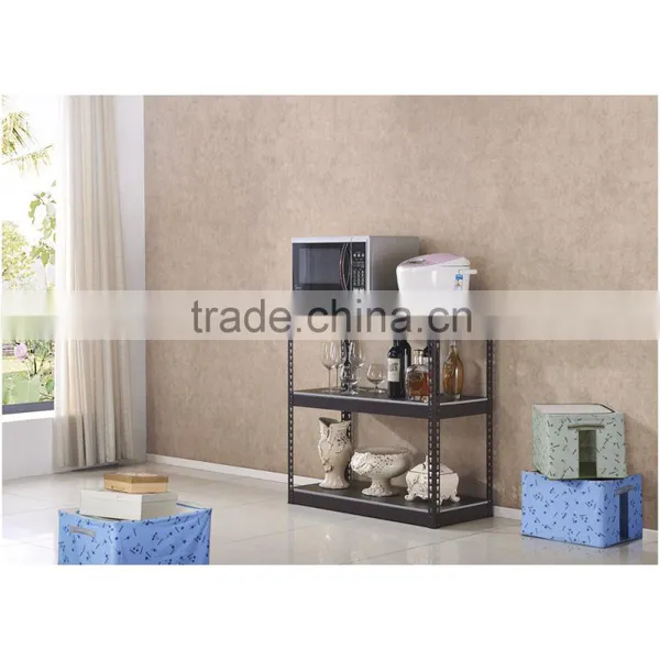 Low Price Easy DIY Medium Storage Rack Angle Iron Rack With MDF Board photo-3
