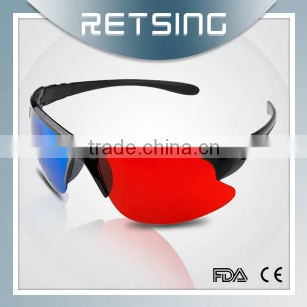 Beautiful Designer Plastic Vision Red Blue 3d Plastic Glasses for Cinema and Tv-KX30 photo-3