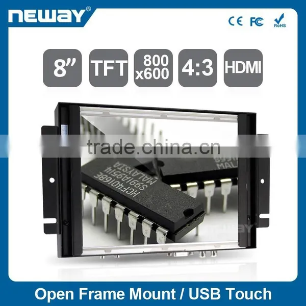 TFT Panel Type and Stock Products Status 8" Lcd Monitor