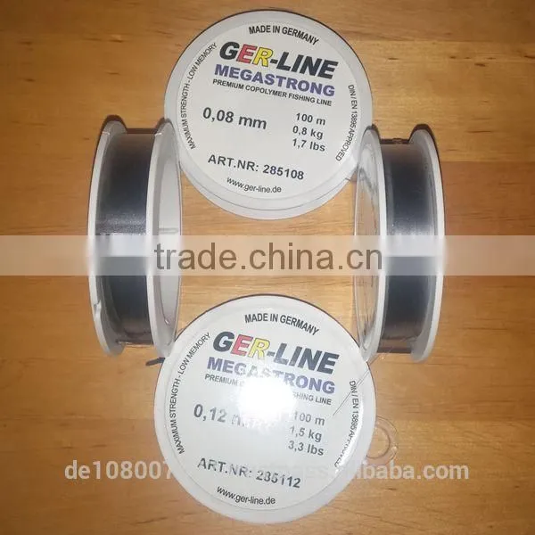 Sports Fishing Line, Nylon Fishing Lines[made in Germany ] Megastrong 500M Light Grey photo-2