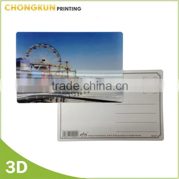 Gold Supplier Custom Made Souvenir Gifts Plastic Printing 3D Lenticular Postcard photo-6