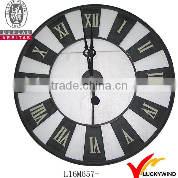 Large Retro Vintage Wall Metal Decoration Clock photo-2