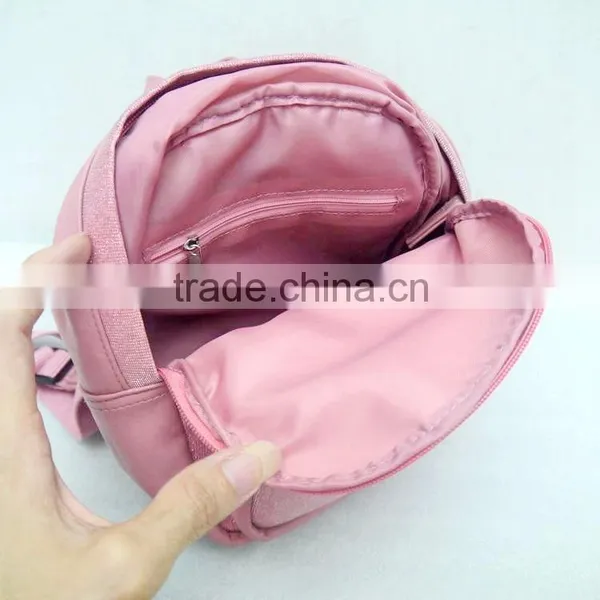 2106 Fashion Ladies Backpack,pink Genuine Leather Sports Backpack, photo-2