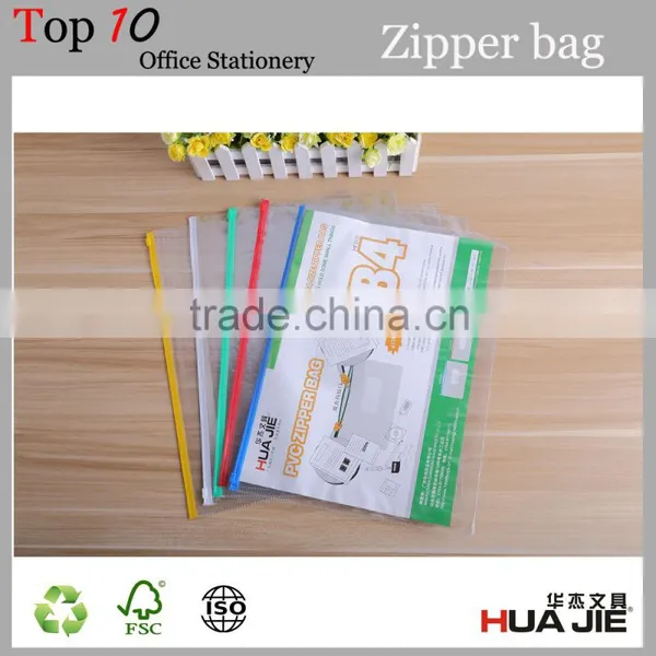 Clear pp Cover Plastic Waterproof Slide Zip Document Holder photo-5