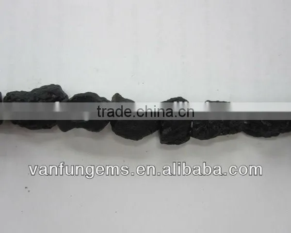 Natural Loose Gemstone Nugget Tekite Nugget Beads for Jewelry and Decoration photo-3