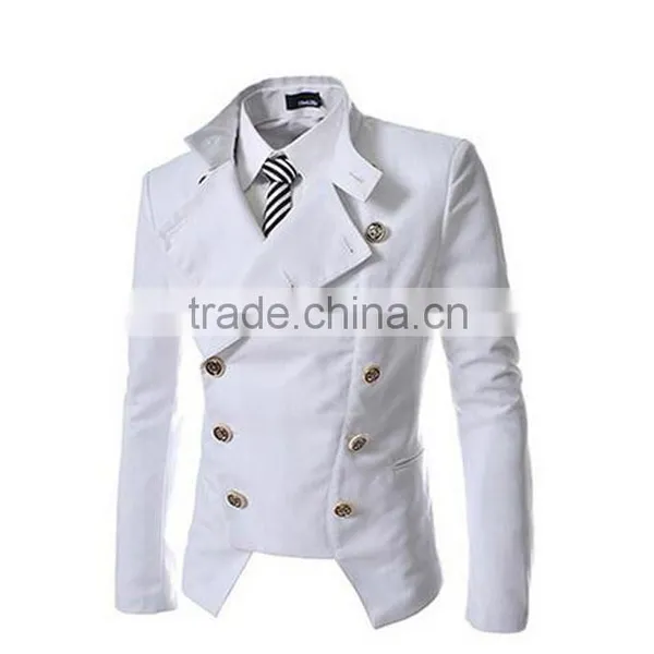 Men's New White Coat photo-2