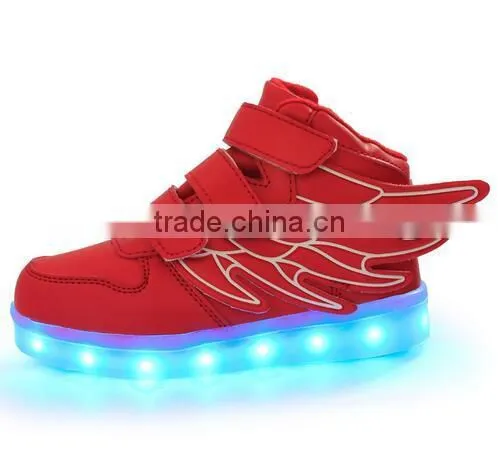 Kids Girls Boys LED Light Sneakers Luminous Casual Flashing Usb Charger Led Shoes photo-6