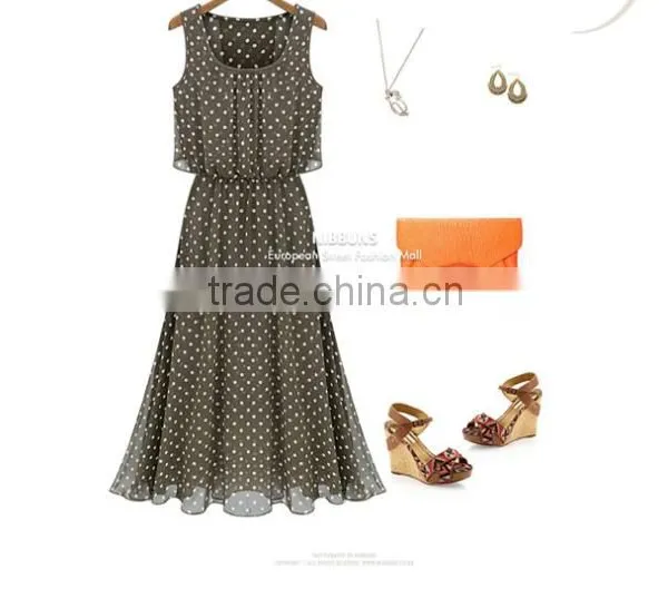 2015 Middle Aged Woman Fashion Dress photo-2
