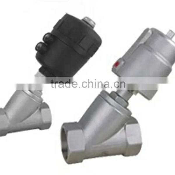 Compressor Male Straight 2 Way Air Actuated Angle Seat Valve photo-3