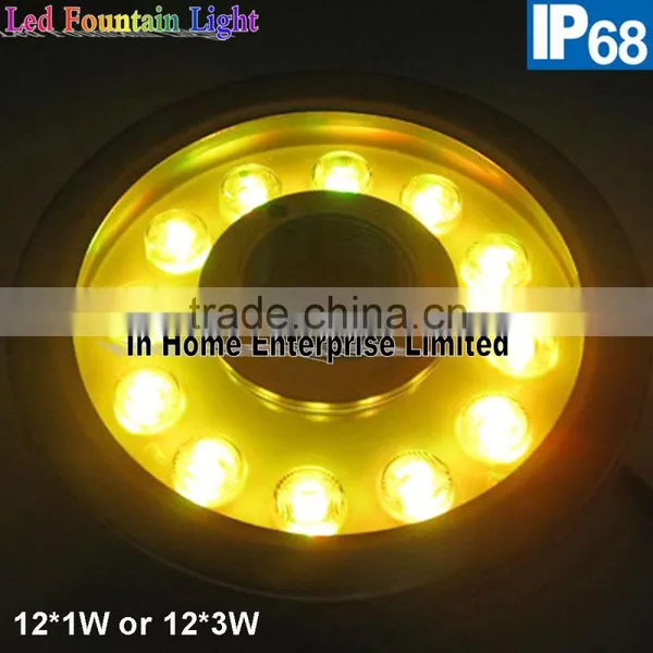12W IP68 Stainless Steel 12V Color Change Fountain Led Lights photo-4