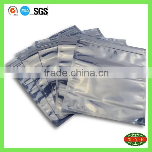 Resealable Lamination Zipper PET PE Lamination Packing Bag , Antistatic Vacuum Bag