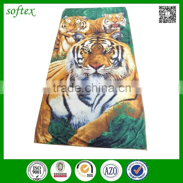 China Manufacturer Custom Printed Microfiber Towel for Beach photo-2