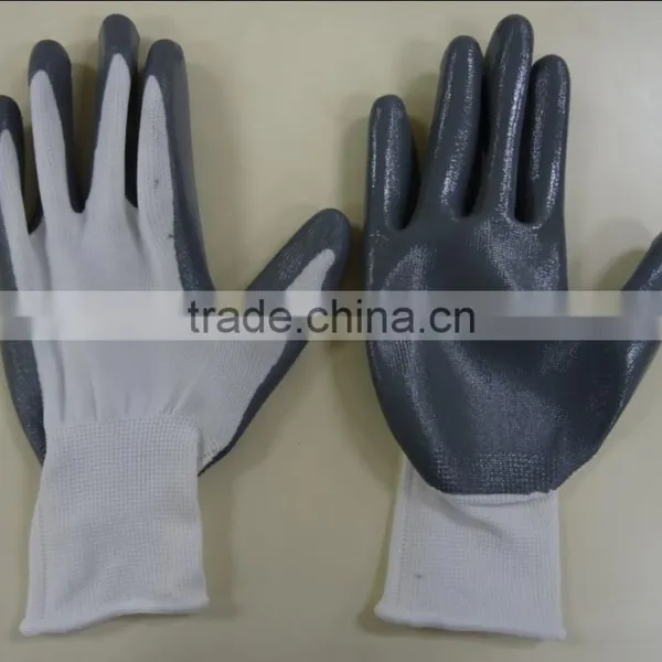 Cheap Nitrile Gloves; Colored Nitrile Gloves; Nitrile Coated Gloves