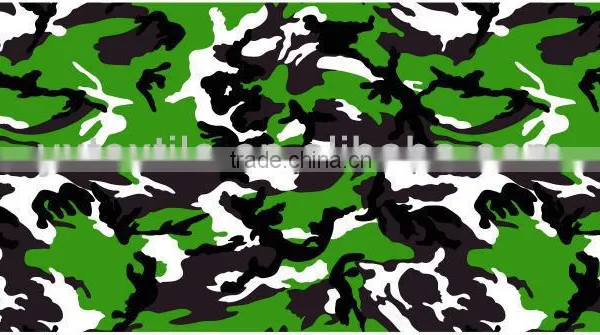 100% Polyester Taffeta Green Camo Fabric for Tent