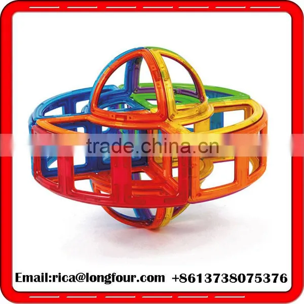 Mag Wisdom 258 Pcs Magnetic Construction Plastic Building Blocks Quality Choice photo-2